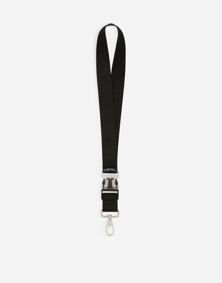 Dolce & Gabbana Tape key chain with Dolce&Gabbana logo Black GR209EGEY72