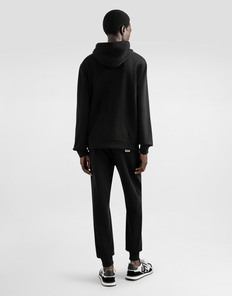Dolce & Gabbana Stretch jersey jogging pants with tag Black GP07TTG7N7B