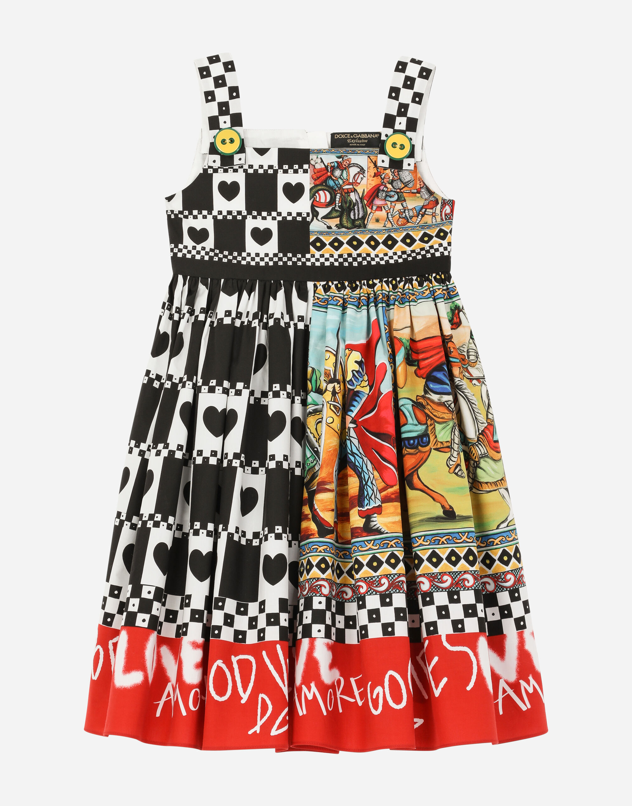 Dolce gabbana store poplin dress
