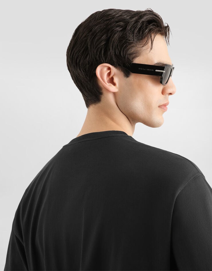 Dolce & Gabbana Cotton t-shirt Black G8PN9TG7P9Z