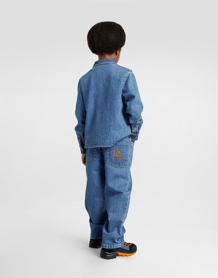 Dolce & Gabbana 5-Pocket-Hose aus Denim Dolce & Gabbana 5-Pocket-Hose aus Denim Multicolor L42F85LDD40