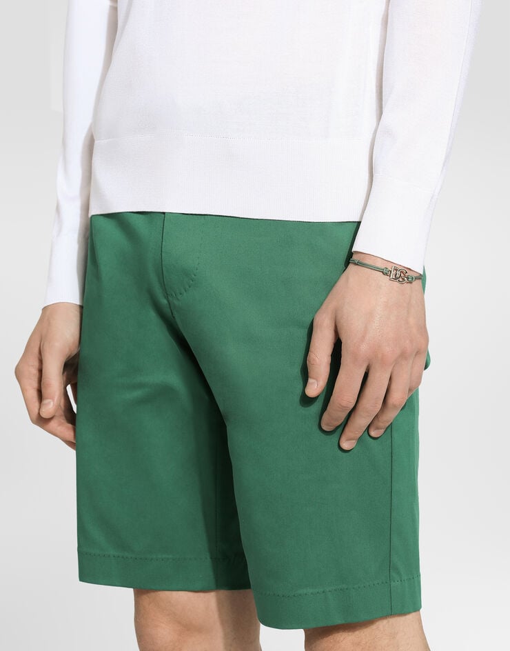 Dolce & Gabbana Cord bracelet with DG logo Dolce & Gabbana Cord bracelet with DG logo Green WBP5L1W1111