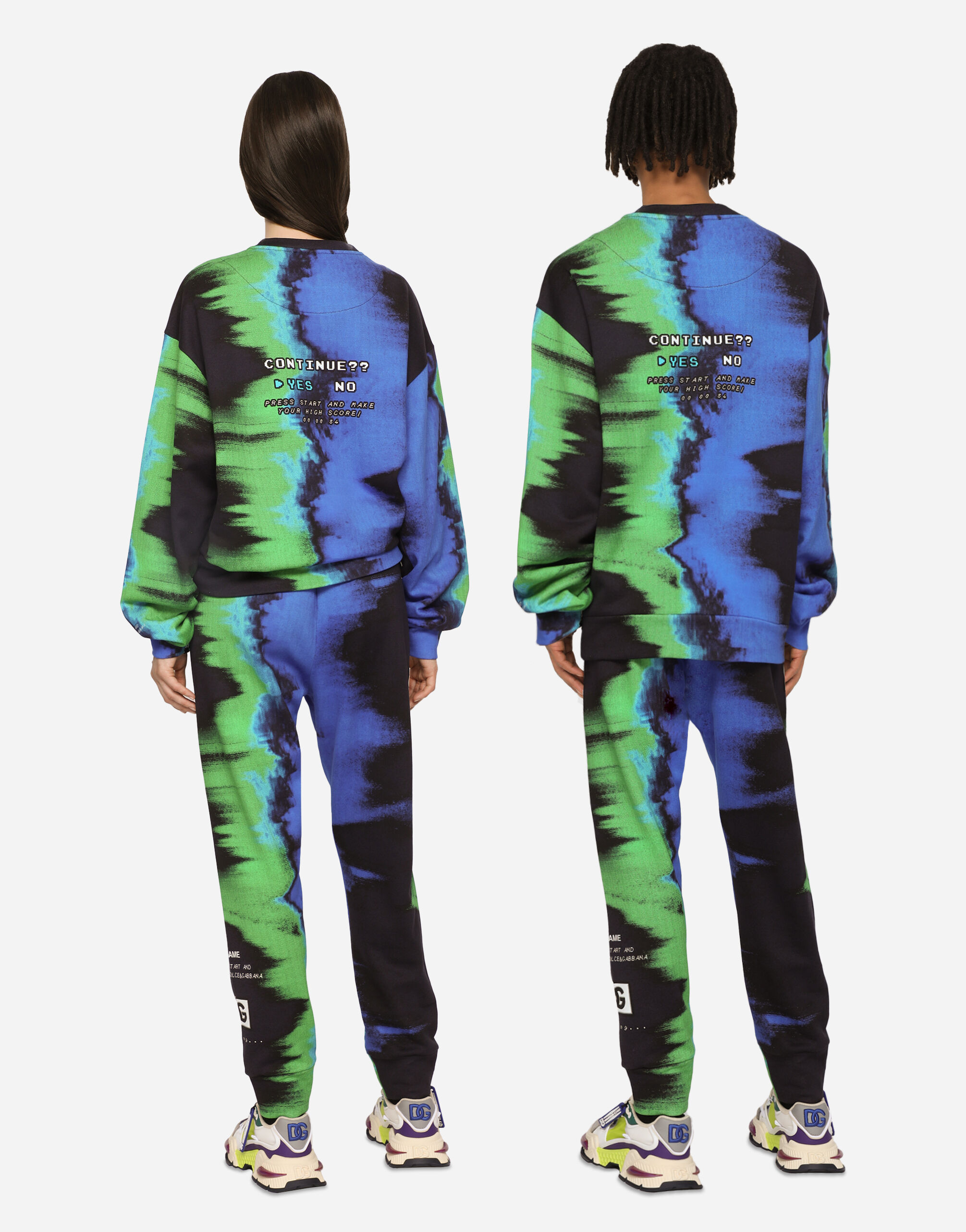 【Dolce & Gabbana】スウェットシャツ GooD Gameプリント Multi-colored jersey sweatshirt with GooDGame print in