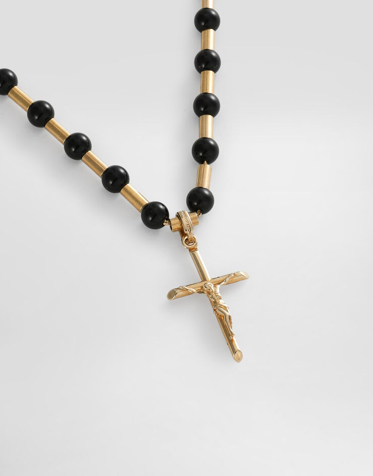 Dolce & Gabbana قلادة معدنية بشعار متعدد الألوان WNR3S3W1111