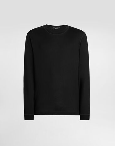 Dolce & Gabbana Cotton t-shirt Black G8SX5TFU7EQ