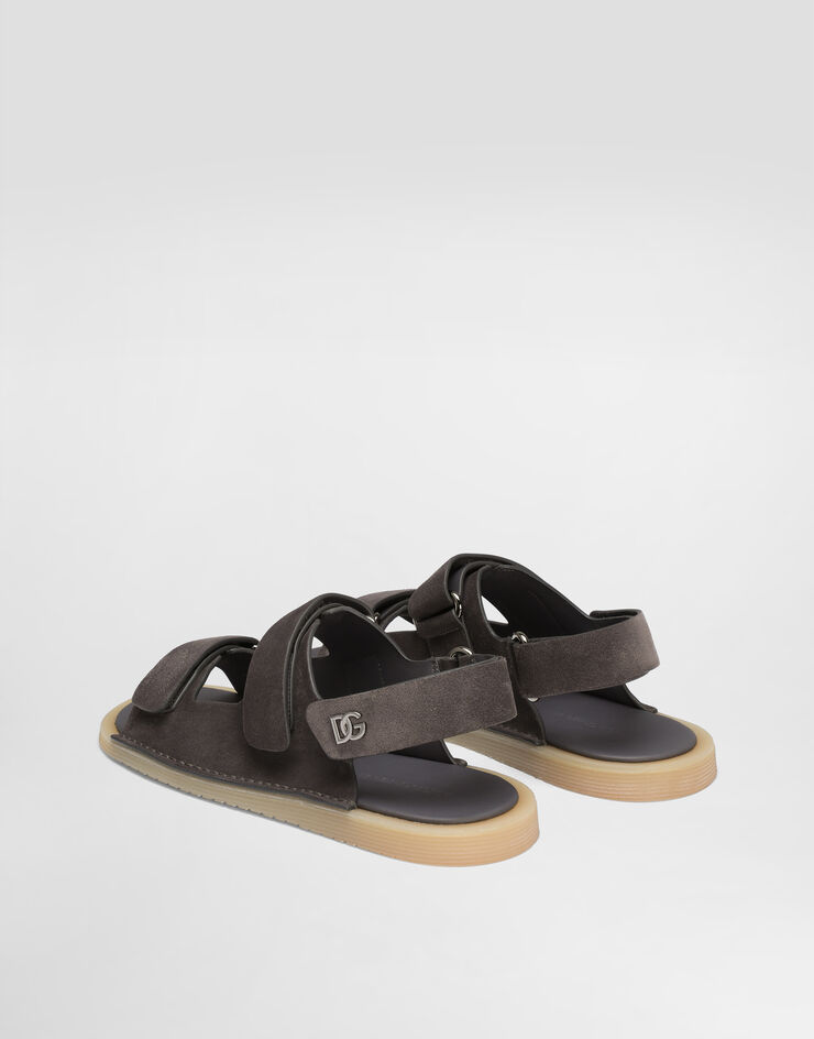 Dolce & Gabbana Suede sandals Grey A80492AT441