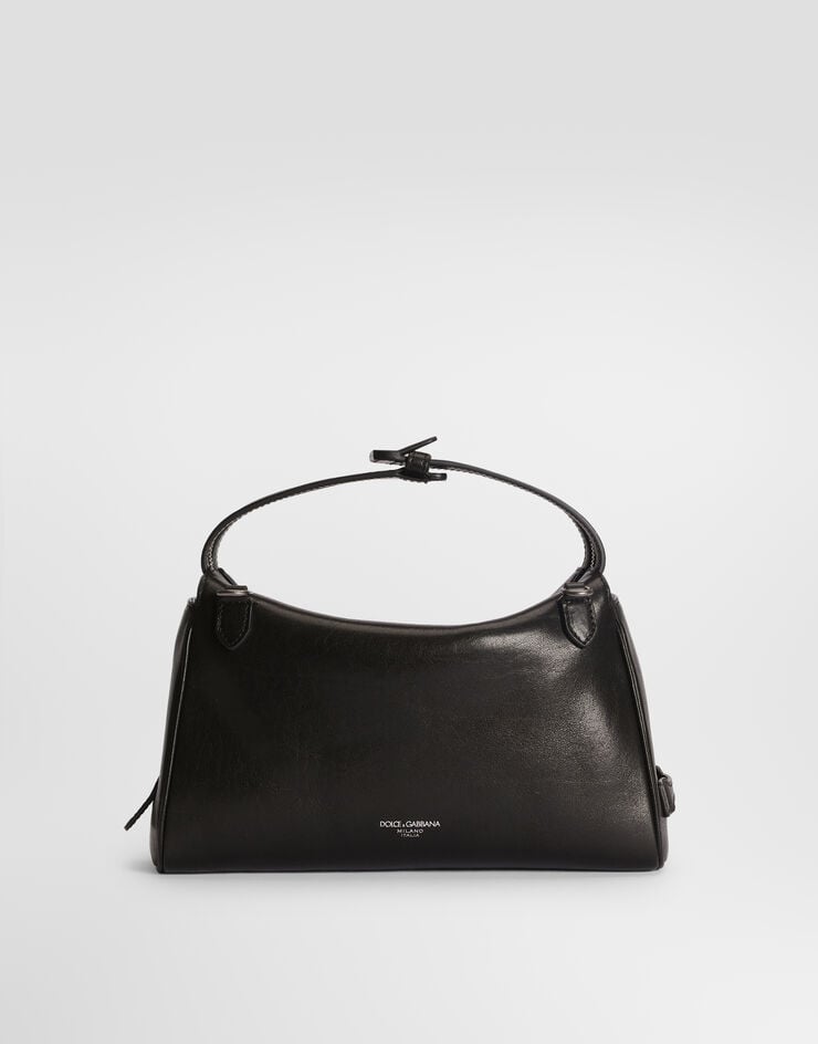 Dolce & Gabbana Vittoria tempesta calfskin shoulder bag Dolce & Gabbana Vittoria tempesta calfskin shoulder bag Black BM2049AU994