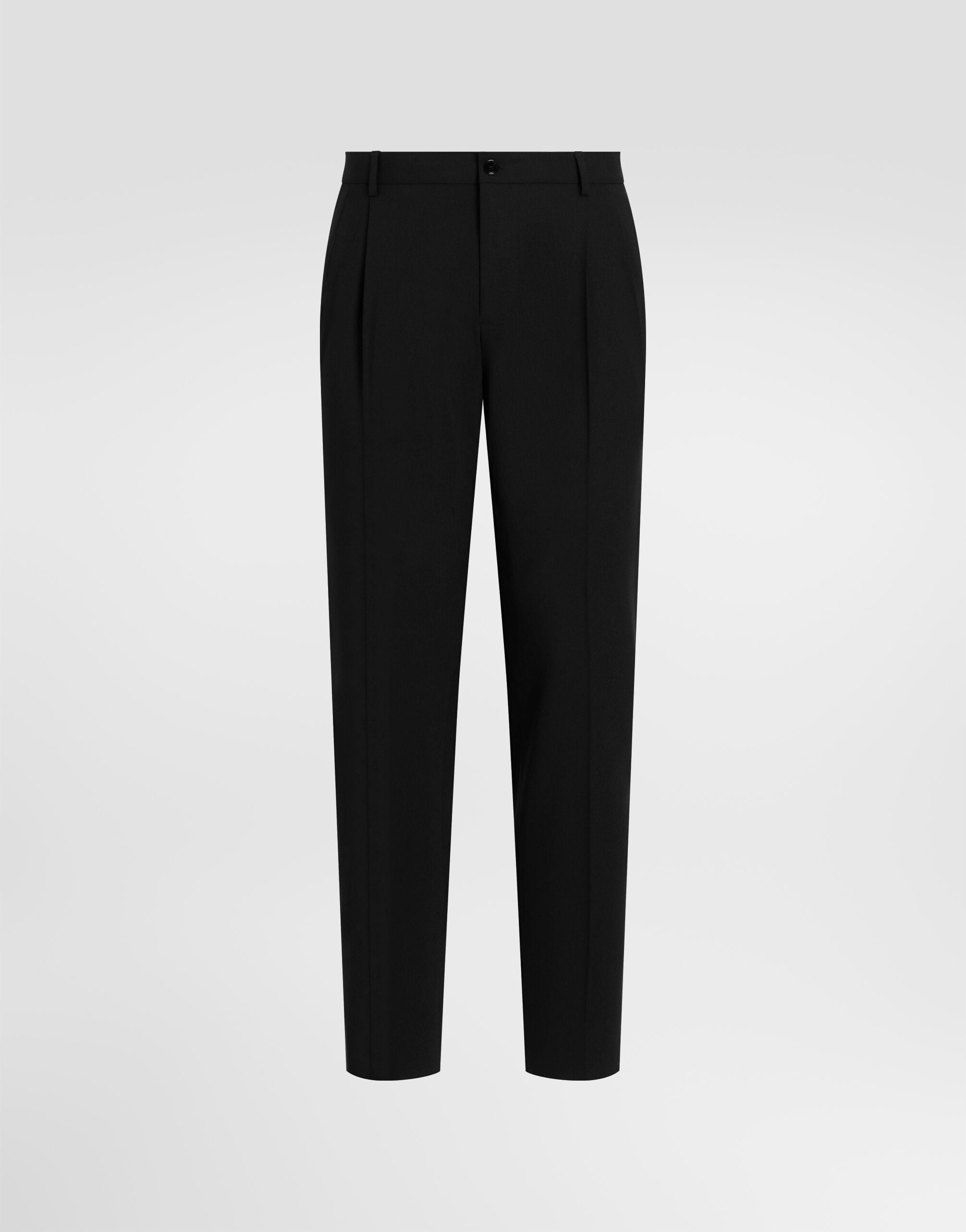 Virgin wool trousers in for Men | Dolce&Gabbana®