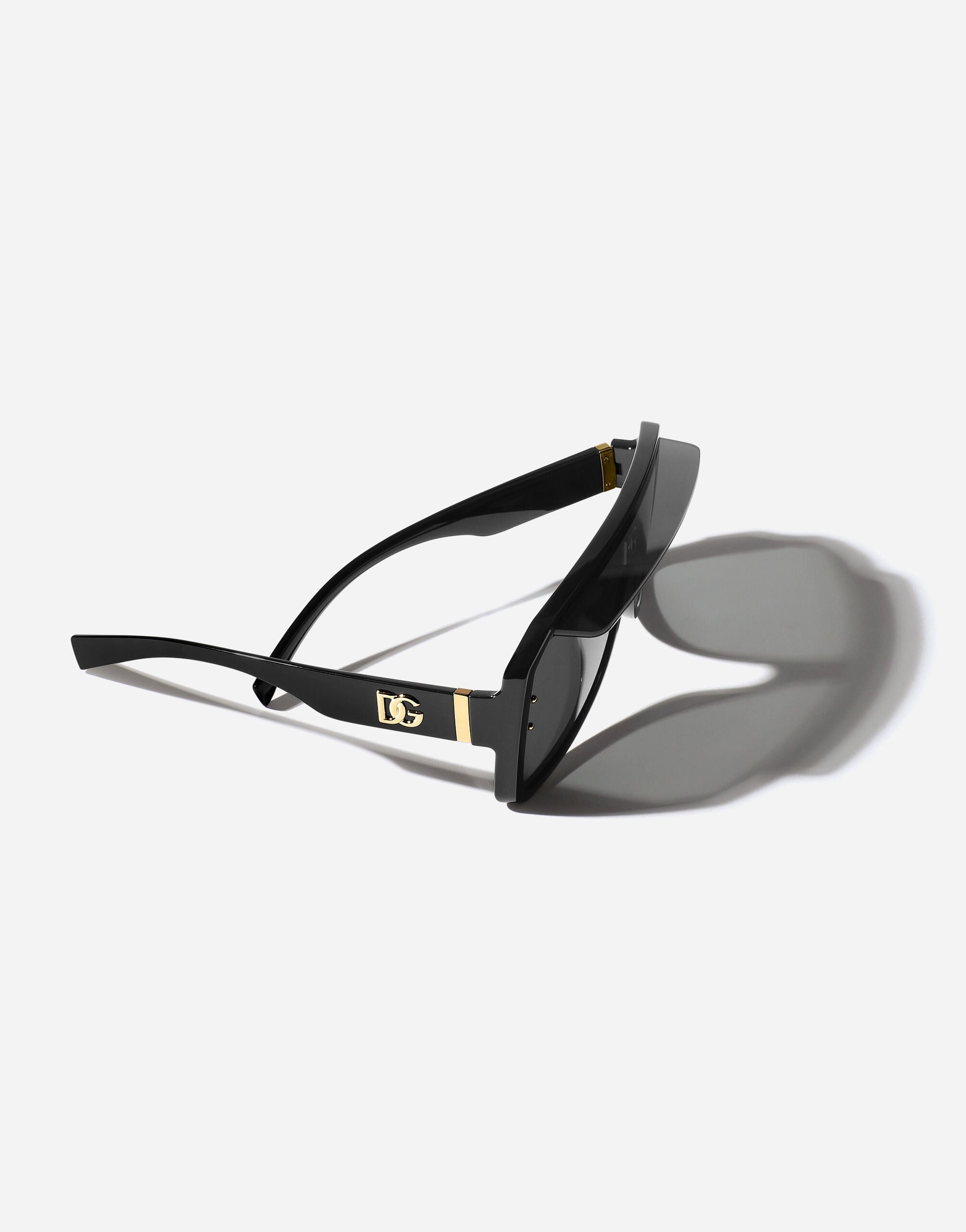 DG Crossed Sunglasses in Black for Women | Dolce&Gabbana® US