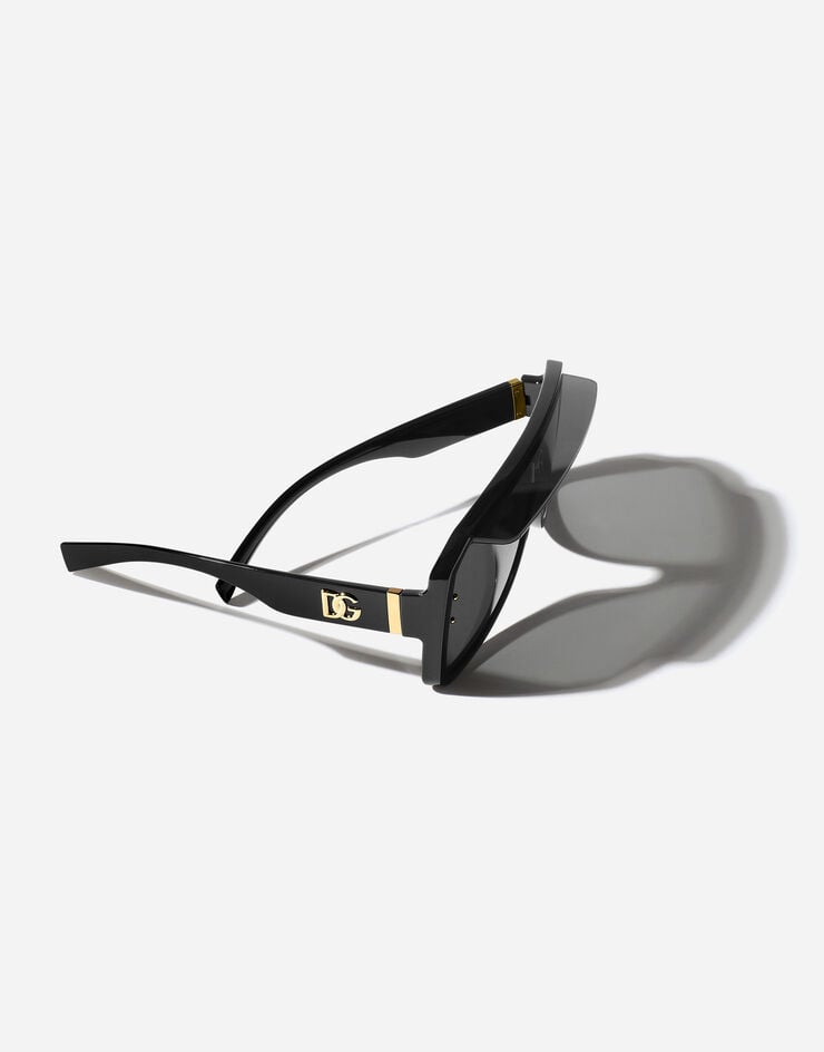 Dolce & Gabbana DG Crossed Sunglasses Black VG6205VN187