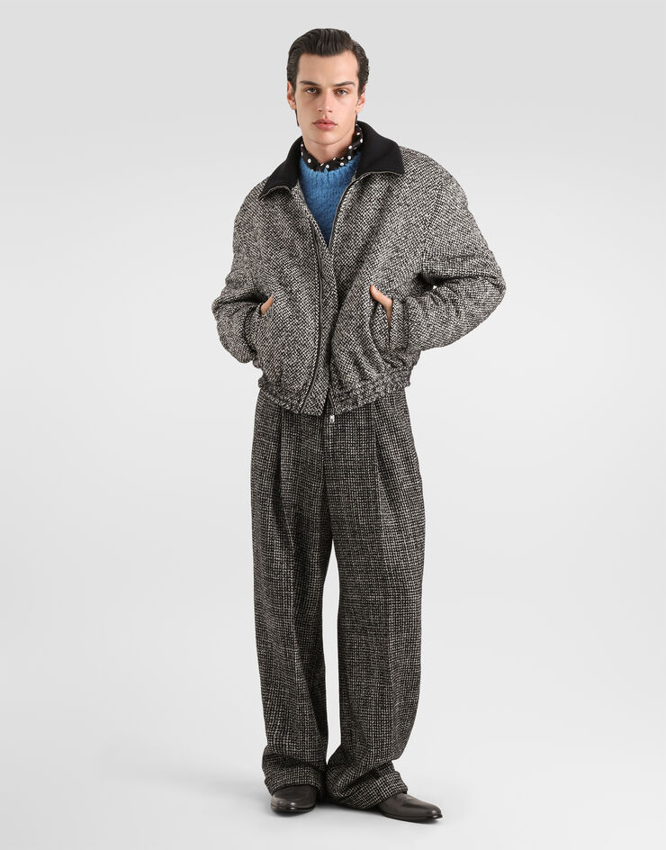 Dolce & Gabbana Birdseye wool blend jacket Dolce & Gabbana Birdseye wool blend jacket Multicolor G9CMZTFMZAJ