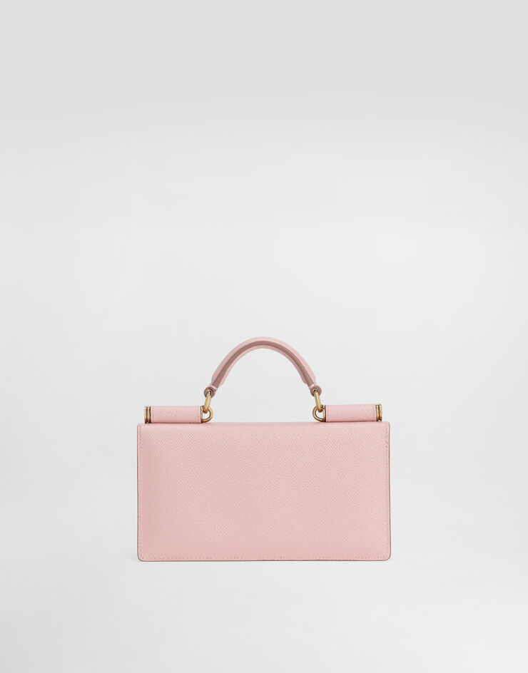 Dolce & Gabbana Bolso para teléfono en piel de becerro Dauphine Dolce & Gabbana Bolso para teléfono en piel de becerro Dauphine Rosa BI3280A1001
