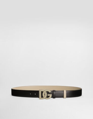 Dolce & Gabbana Calfskin belt Multicolor BC4966AZ345