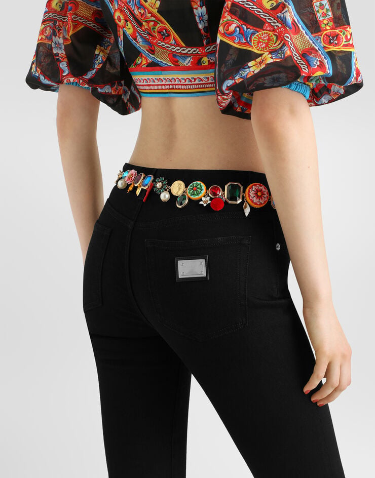 Dolce & Gabbana 5-pocket denim trousers Dolce & Gabbana 5-pocket denim trousers Multicolor FTDJUDG8PR2