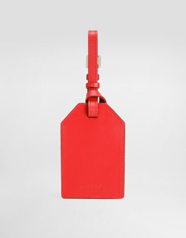 Dolce & Gabbana Calfskin name tag Red BP3417AV893