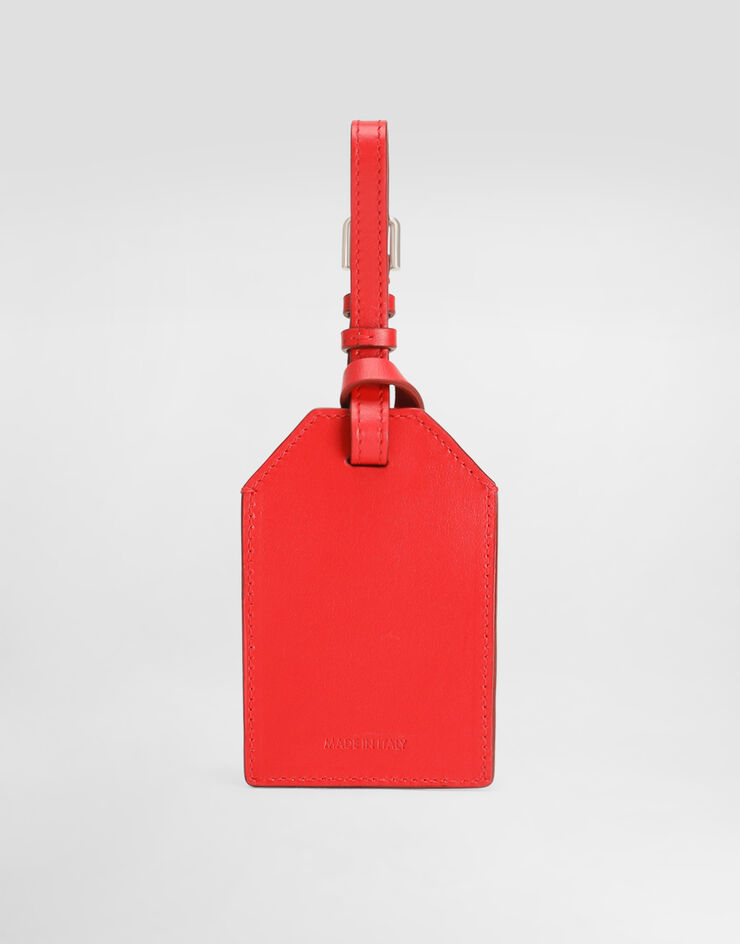 Dolce & Gabbana Calfskin name tag Red BP3417AV893