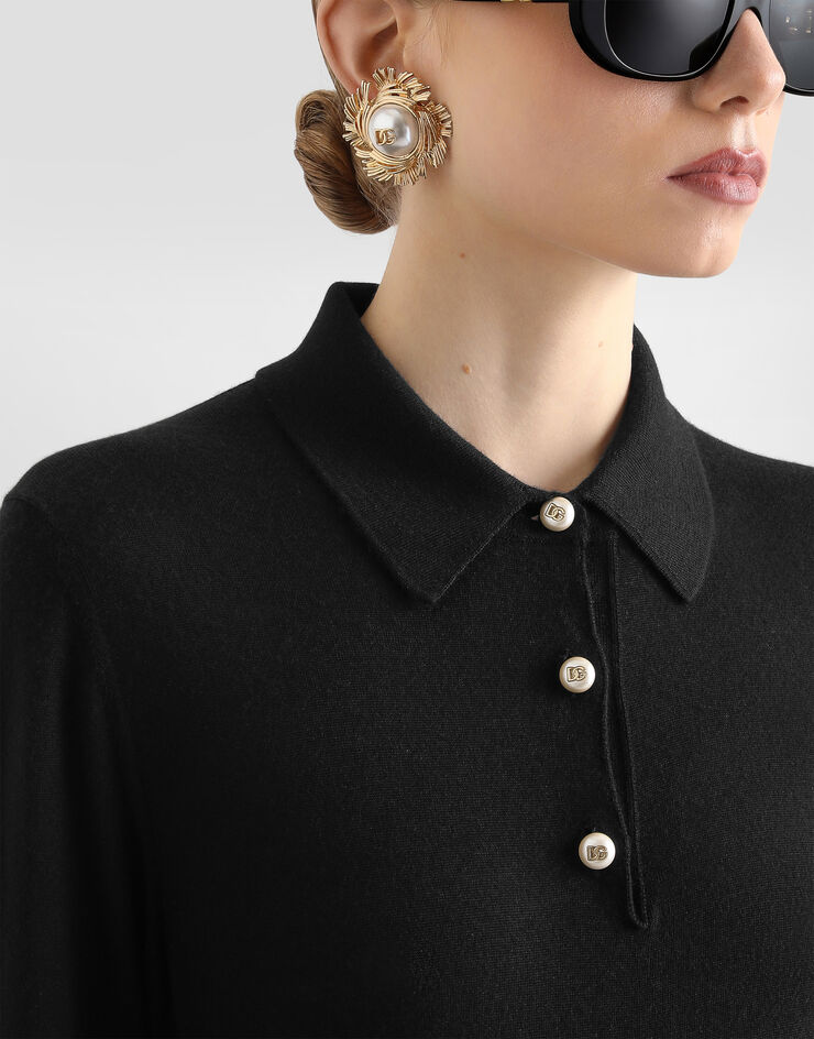Dolce & Gabbana Cashmere pullover Black FXZ59TJBW24