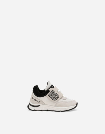 Dolce & Gabbana Mixed-material sneakers Blue DL0085A4434