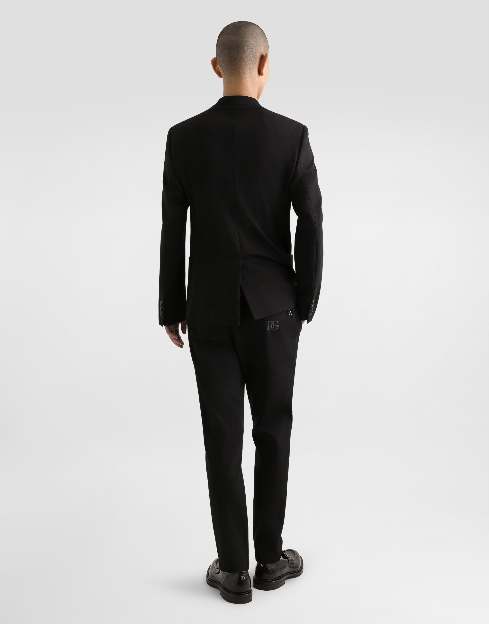 Jersey jogging pants with DG patch - thumbnail 3