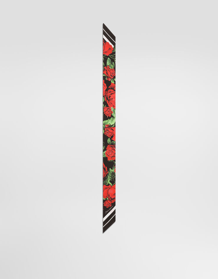 Dolce & Gabbana Rose-print silk twill bandeau Dolce & Gabbana Rose-print silk twill bandeau Print FS215AGDDW2