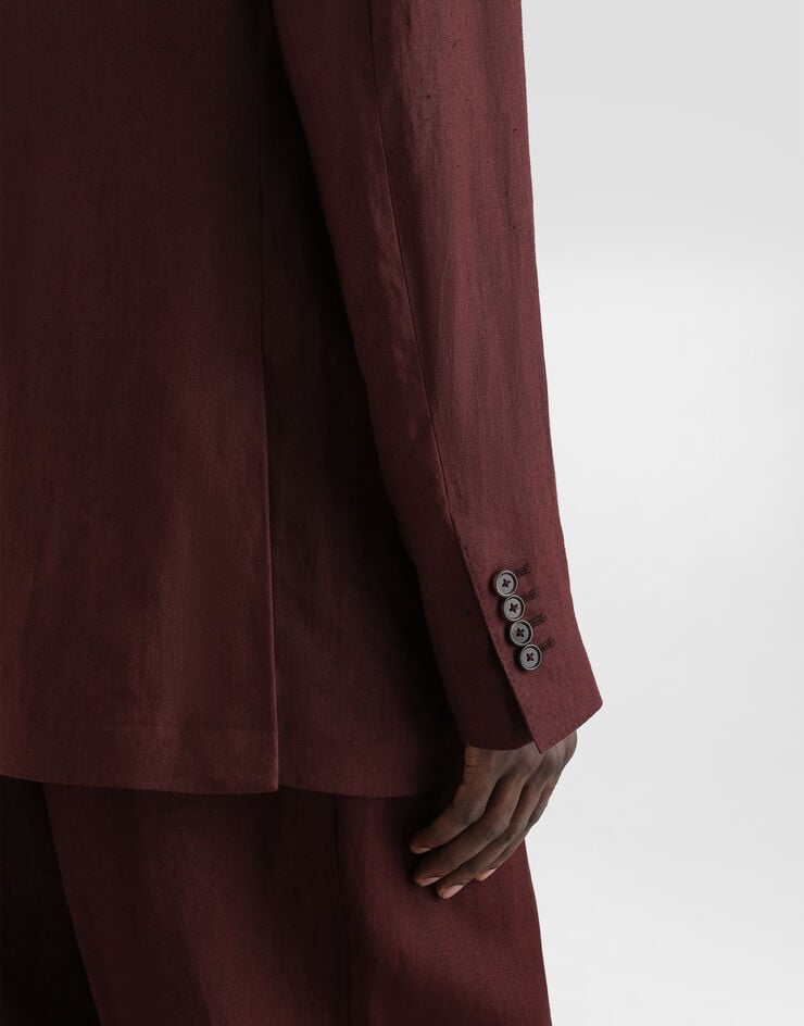 Dolce & Gabbana Sicilia light double-breasted linen jacket Dolce & Gabbana Sicilia light double-breasted linen jacket Multicolor G2WC7TFU4JB