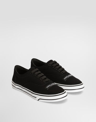 Dolce & Gabbana Sneaker DG Sailing en lona Black CK2399A0458
