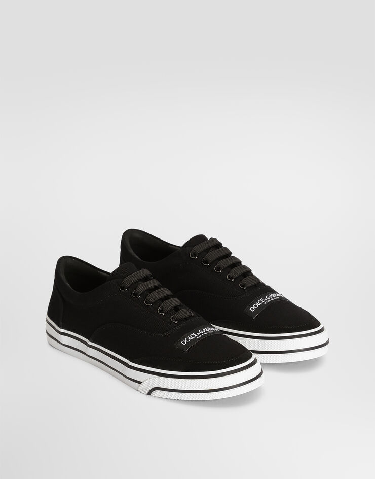 Dolce & Gabbana Sneaker DG Sailing en lona Black CK2399A0458