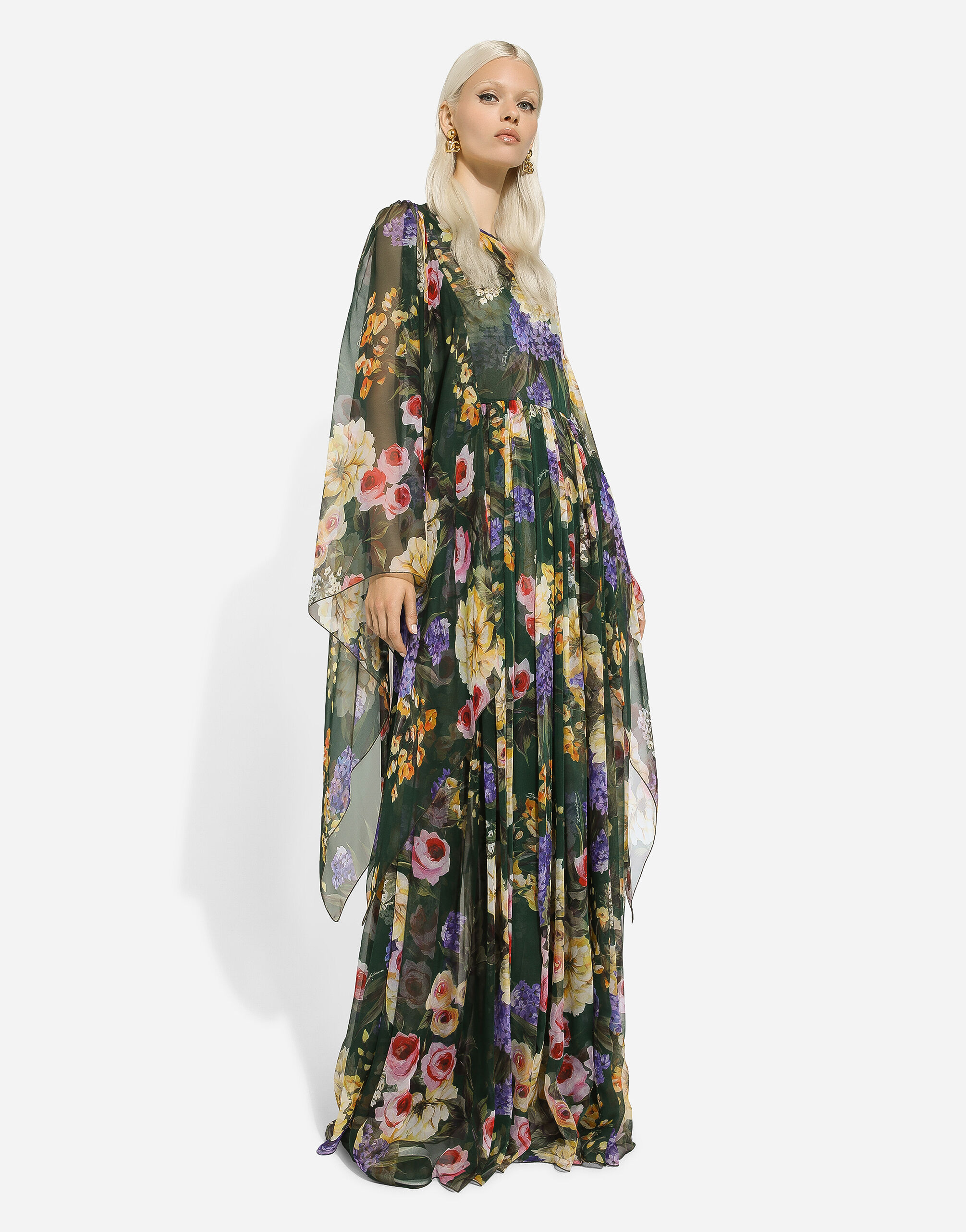 Dolce and gabbana floral maxi dress shop