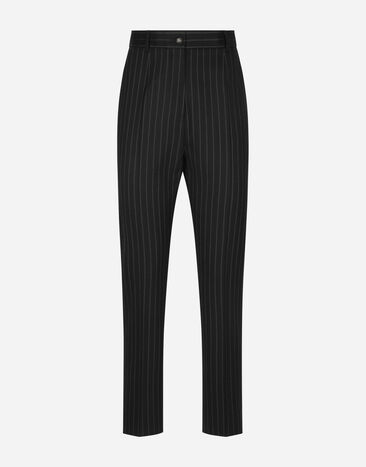 Dolce & Gabbana Tailored pinstripe wool pants Print FTCJUTHS5NO
