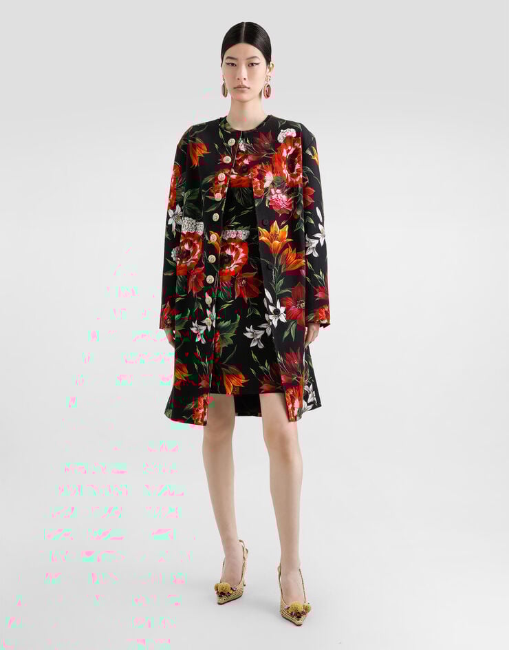 Dolce & Gabbana Flower-print dress Print F0W4OTFSRQT