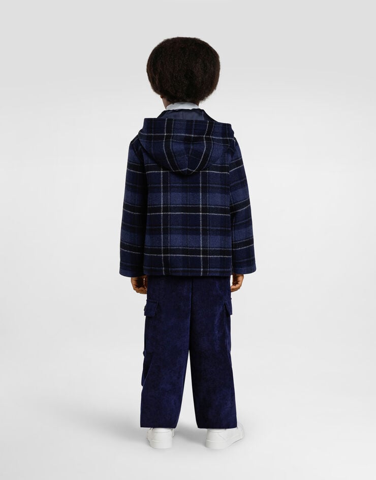 Dolce & Gabbana Check wool coat Multicolor L42C36FQZAL