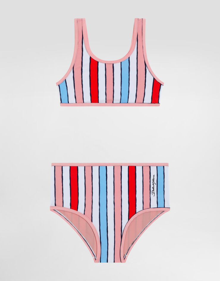 Dolce & Gabbana Striped bikini Multicolor L5J877ON0D5