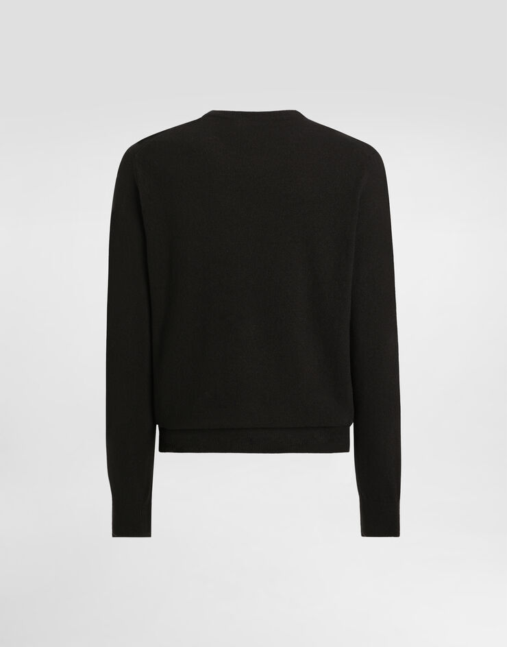 Dolce & Gabbana Fine-gauge wool pullover Black GXX01ZJDVDE