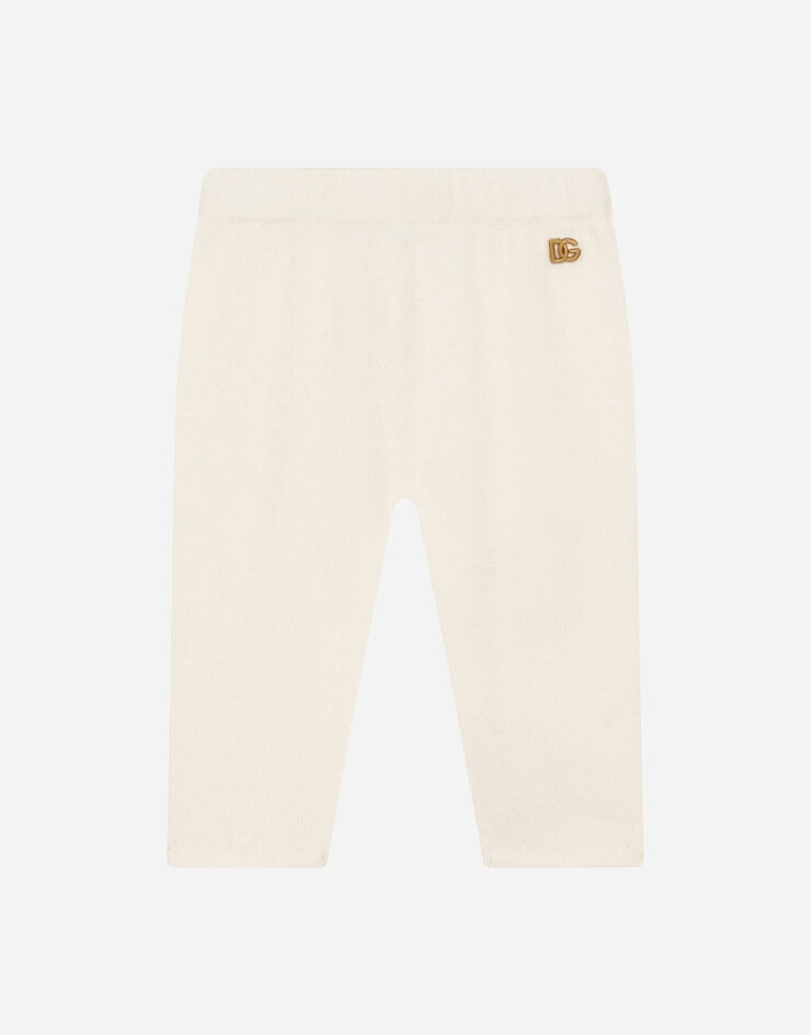 Dolce & Gabbana LEGGINS IN MAGLIA White L2KP06JAWO4
