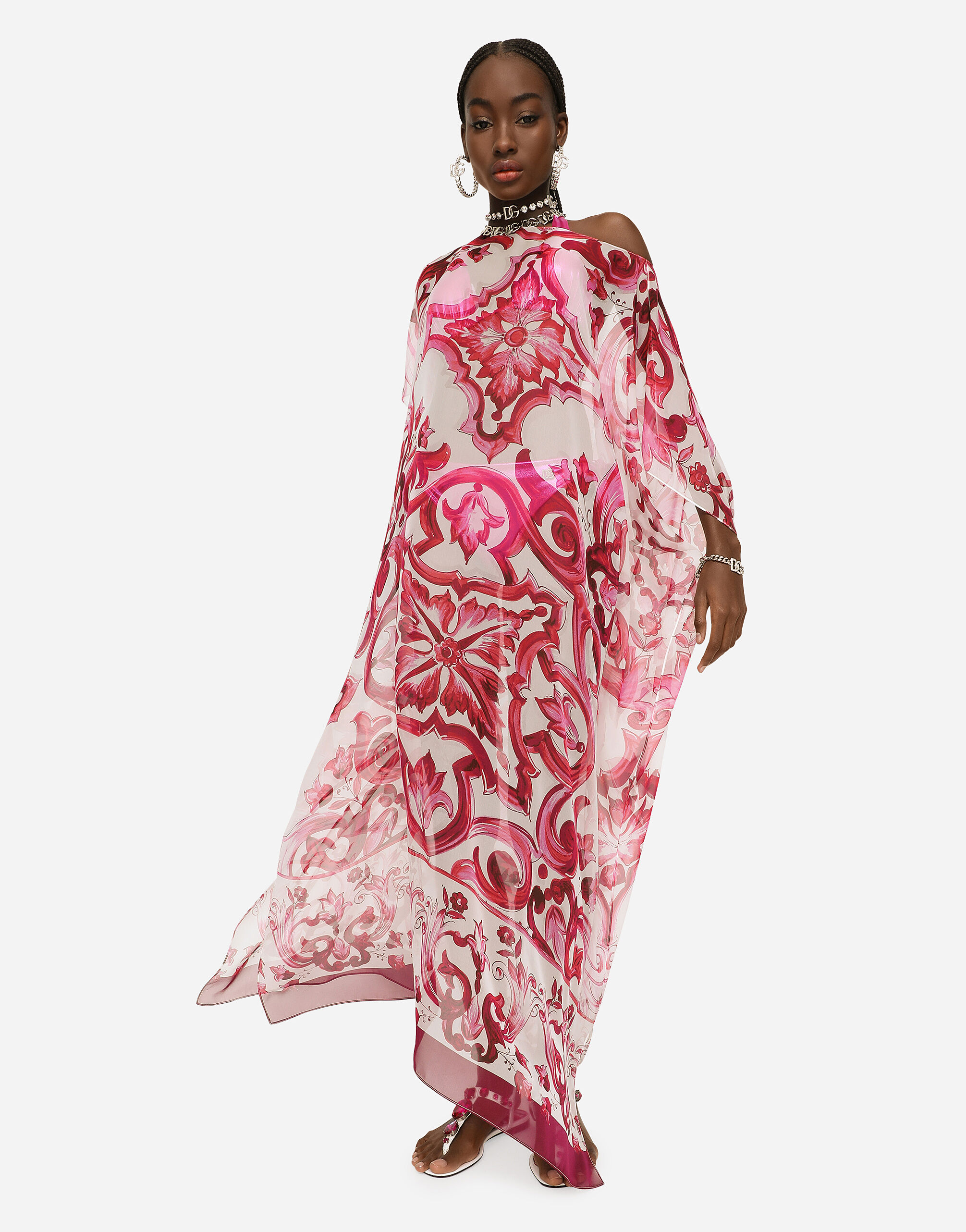 Chiffon caftan outlet
