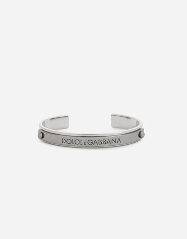 Dolce & Gabbana Pulsera rígida con logotipo Dolce&Gabbana Plateado WNQ5S2W1111