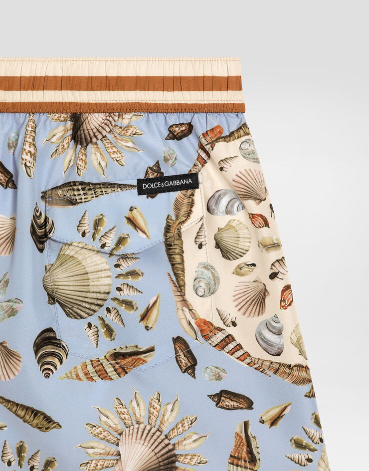 Dolce & Gabbana Shell-print medium canvas boxer shorts Multicolor L4J850ON07Z