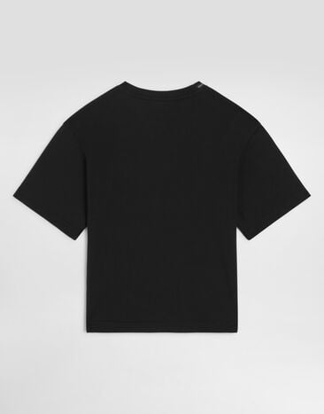 Dolce & Gabbana Cotton t-shirt with logo  L4JTKIG7P8C