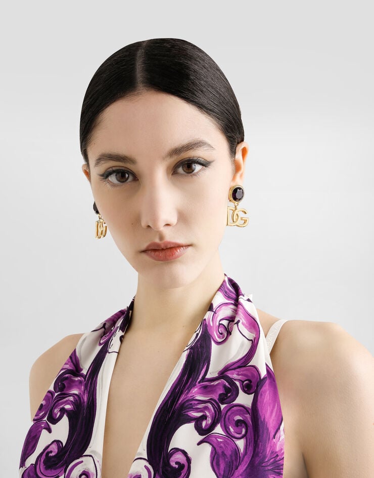 Dolce & Gabbana Logo clip earrings Gold WER6M1W1111
