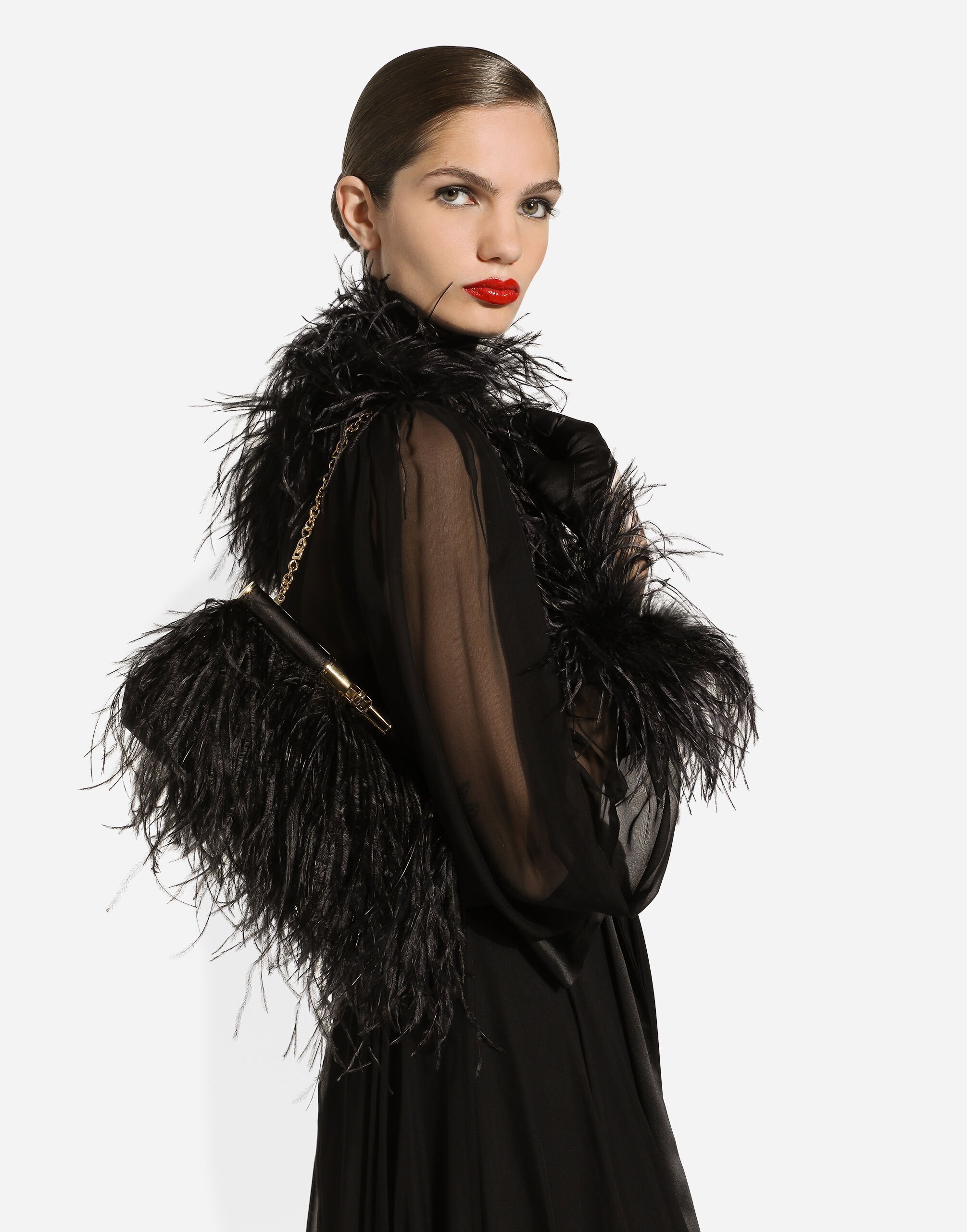 Medium Marlene shoulder bag in Black for Women | Dolce&Gabbana®