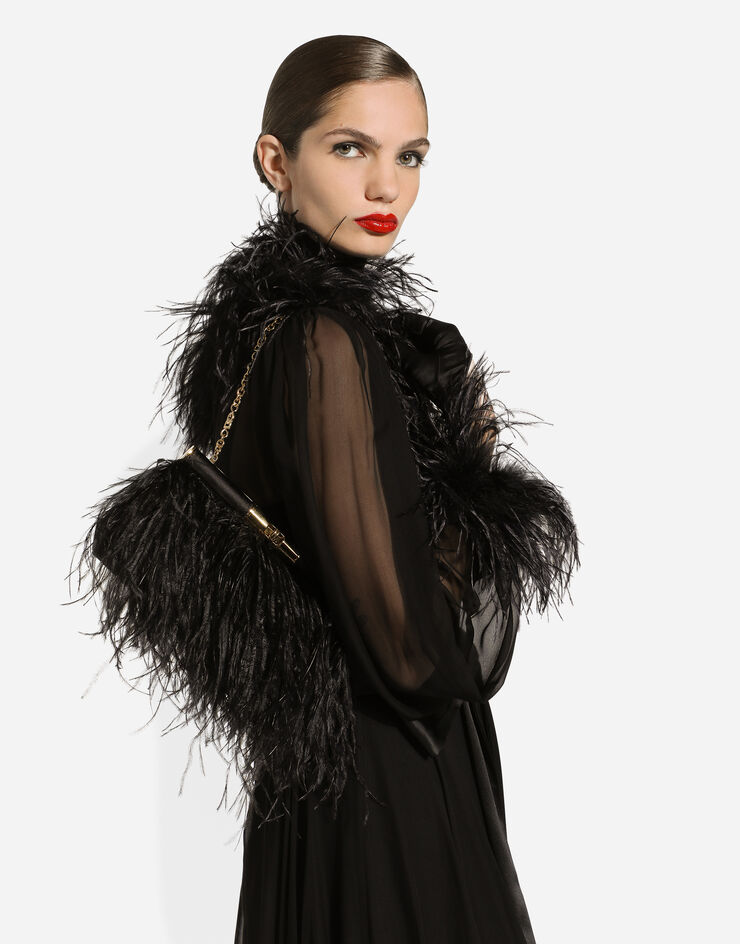 Dolce & Gabbana Sac d’épaule Marlene moyen format Noir BB7620A9S91