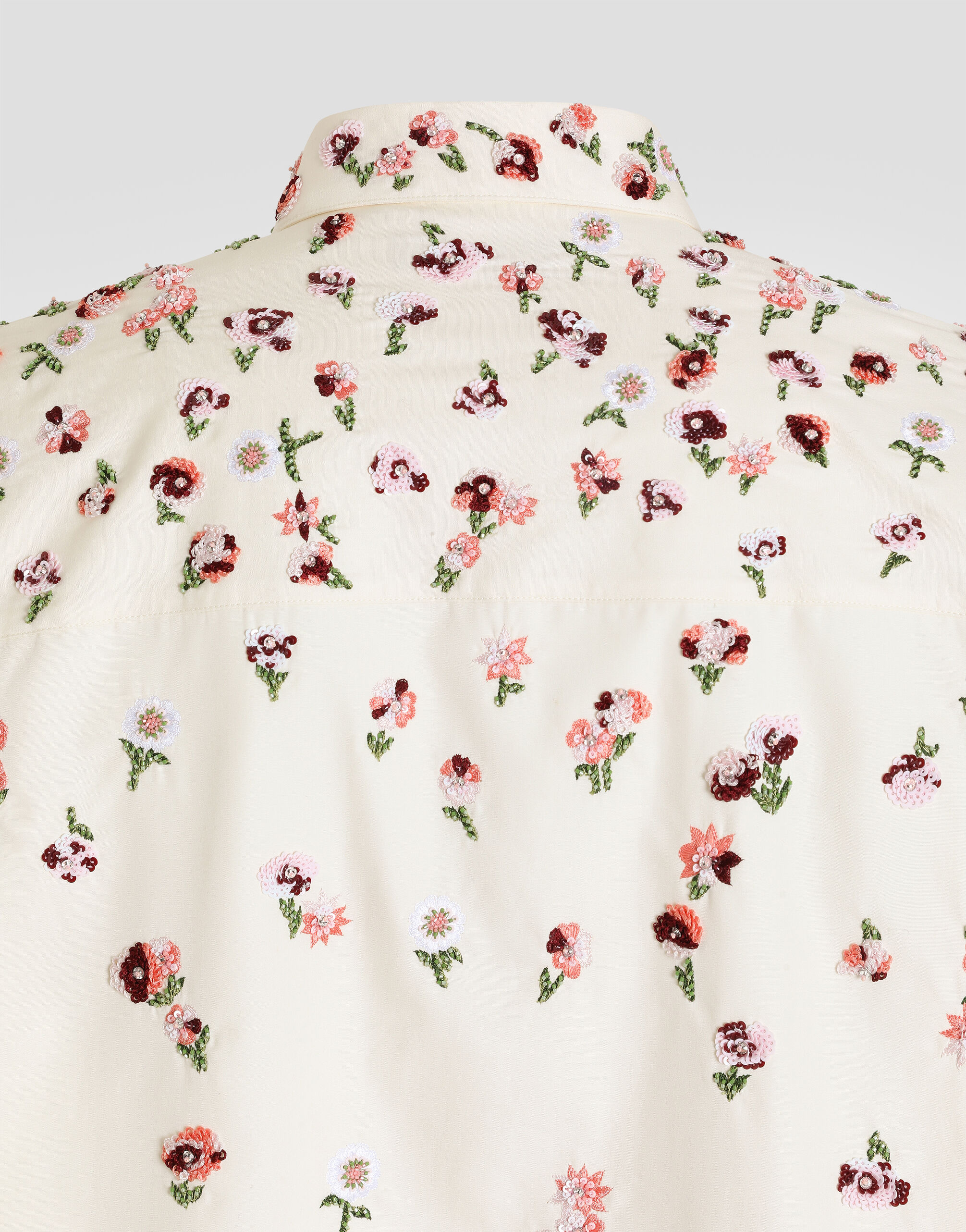 Cotton shirt with embroidery