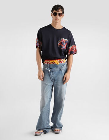 Dolce & Gabbana Denim trousers Multicolor GP23CDG8PL3