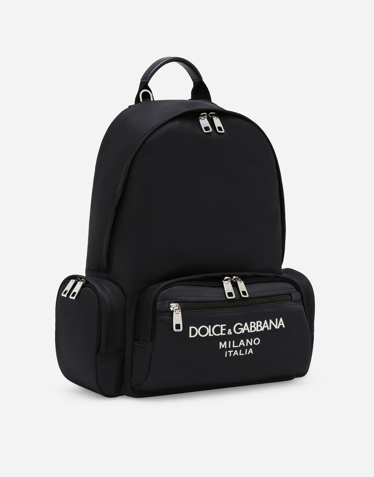 Dolce & Gabbana حقيبة ظهر نايلون أزرق BM2197AG182