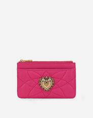 Dolce & Gabbana Medium Devotion card holder Pink BI1261AS204