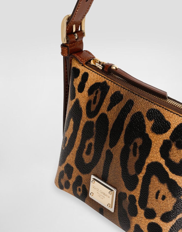 Dolce & Gabbana Leopard-print Crespo DG shoulder bag Multicolor BB7344AW384