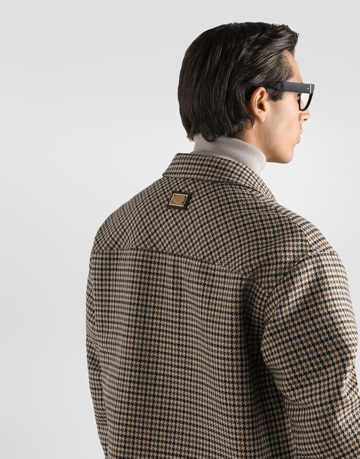 Dolce & Gabbana Quilted houndstooth wool jacket  G9CKYTFM2HQ