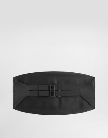 Dolce & Gabbana Fajín de esmoquin de raso Black GR214EG0UBZ