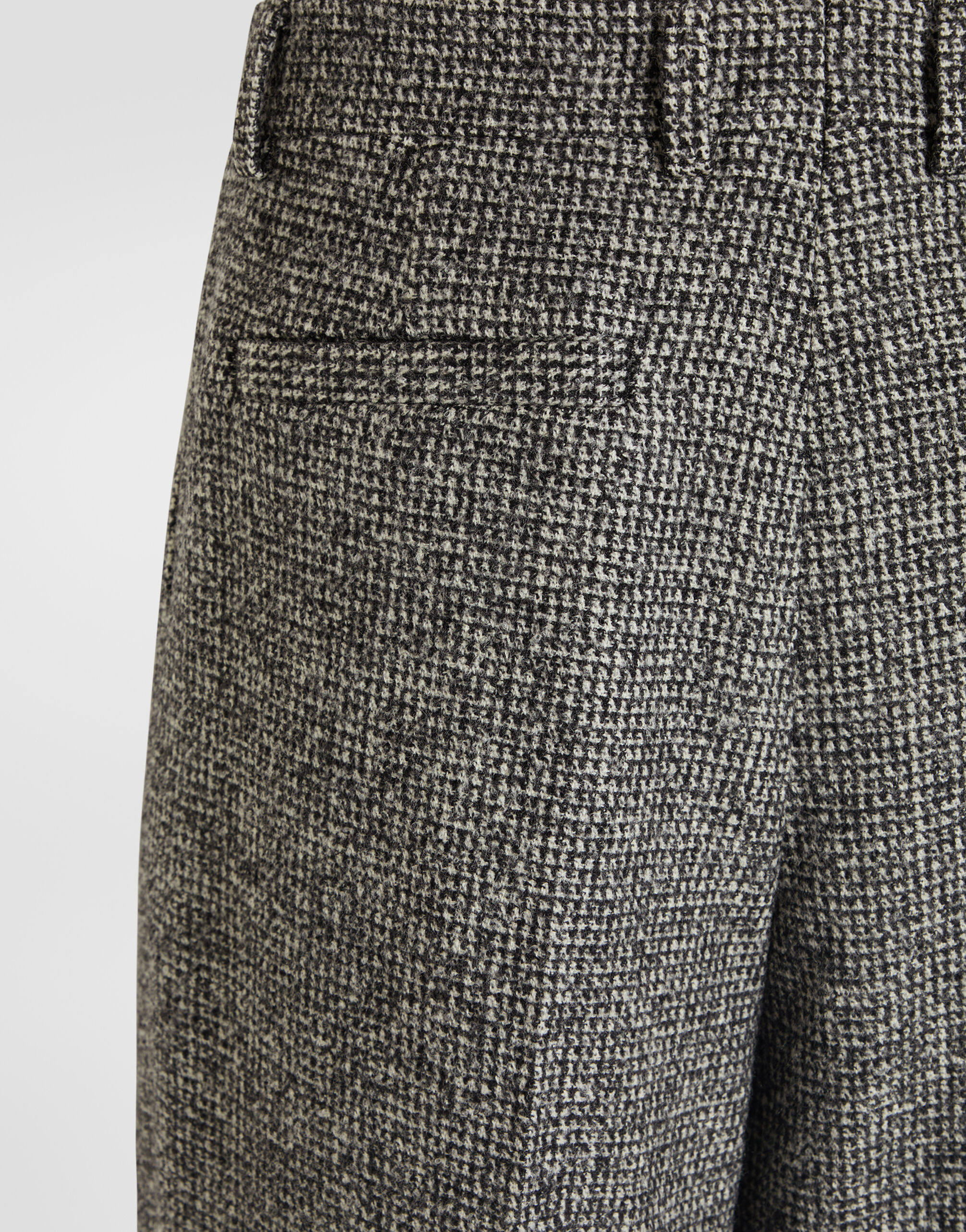 Birdseye wool blend trousers - thumbnail 4