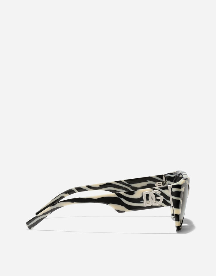 Dolce & Gabbana DG Crossed Sunglasses Zebra VG4514VP287
